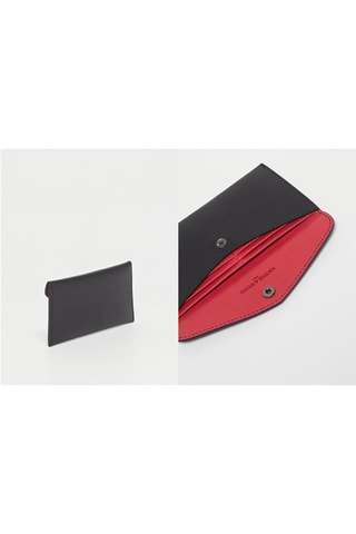 Compagnon en cuir Yura - Noir