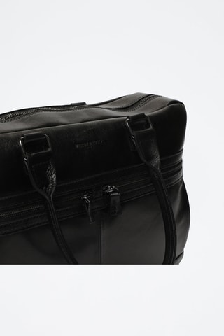 Porte-documents en cuir Donatello - Noir