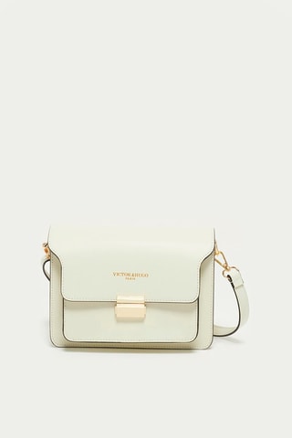 Sac bandoulière en cuir Chanon - Blanc