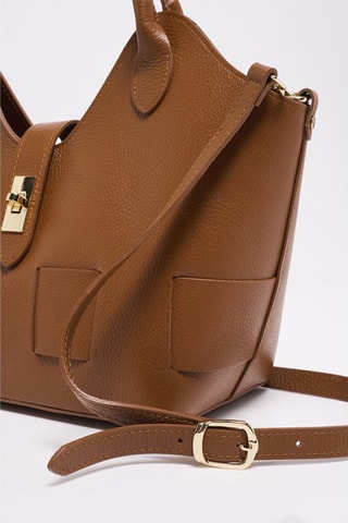 Sac à main en cuir Soho - Marron