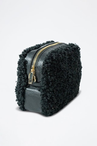 Sac bandoulière en cuir Tae  - Noir