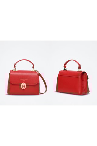 Mala de couro Florentine - Vermelho