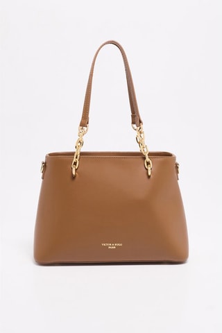 Sac à main en cuir Prague  - Marron