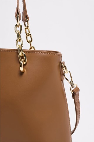 Sac à main en cuir Prague  - Marron