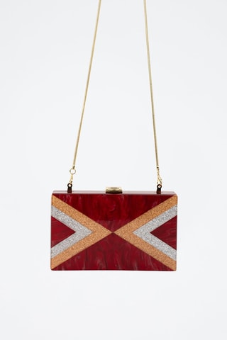 Mala a tiracolo Crysta  - Bordô