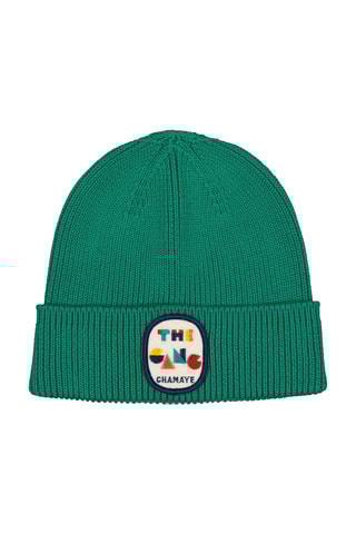 Bonnet en coton biologique - Vert - Enfant