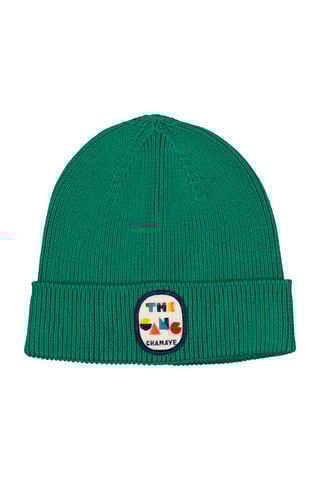 Bonnet en coton biologique - Vert - Enfant