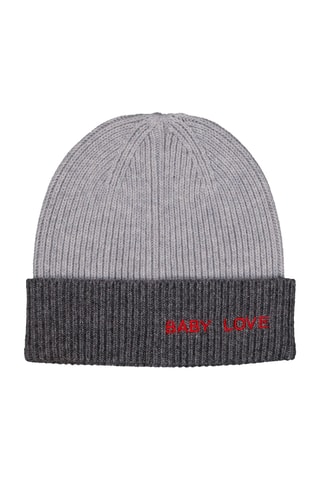 Bonnet en laine - Gris - Enfant