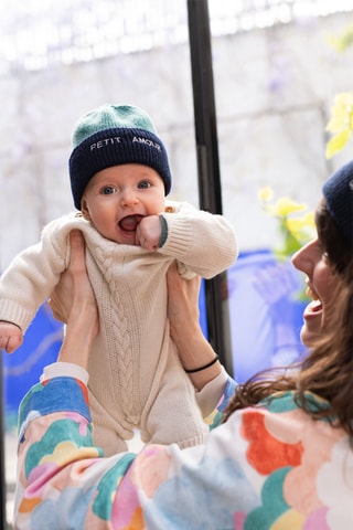 Bonnet en laine - Vert - Enfant