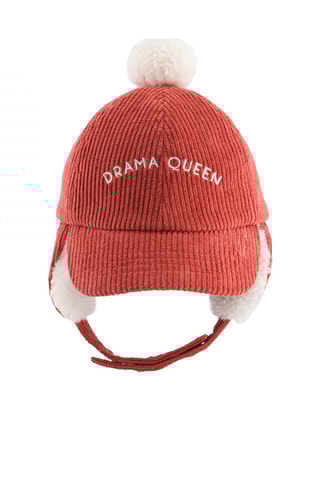 Chapka Drama Queen - Rouge brique - Enfant