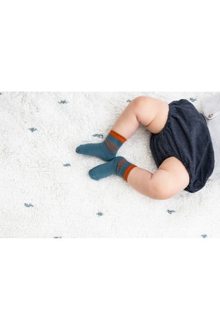 Chaussettes Funky Family - Bleu pétrole - Enfant