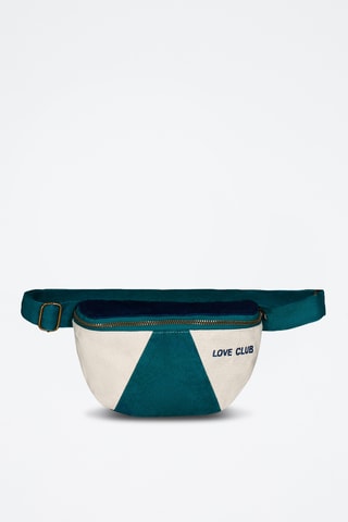 Sac banane Love Club - Bleu pétrole - Enfant