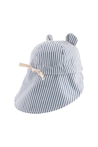 Bob à oreilles Heartbreaker - Blanc et bleu - Enfant