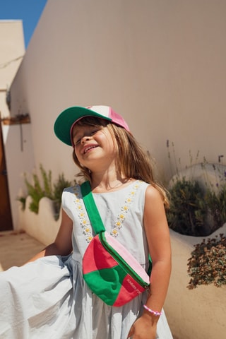 Sac banane Summer Forever - Fuchsia et vert - Enfant