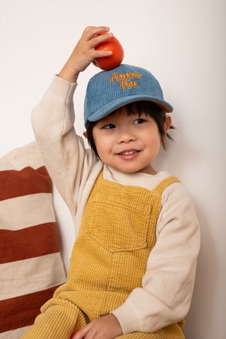 Casquette en velours Amour Fou - Bleu - Enfant