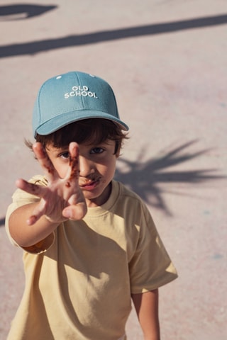 Casquette Old School - Bleu - Enfant