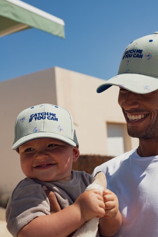 Casquette Catch me if you can - Vert sauge - Enfant