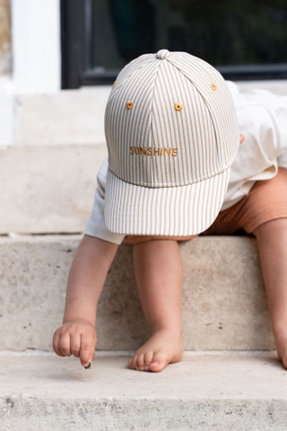 Casquette Sunshine - Moutarde et écru - Enfant