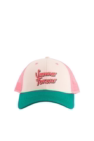 Casquette bi-matière Summer Forever - Rose - Enfant