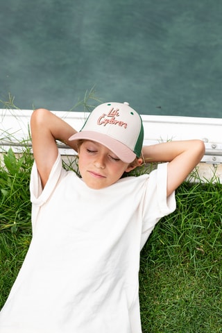 Casquette bi-matière Life Explorers - Rose - Enfant