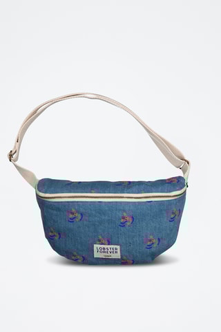Sac banane en jean Lobster Forever - Bleu - Adulte