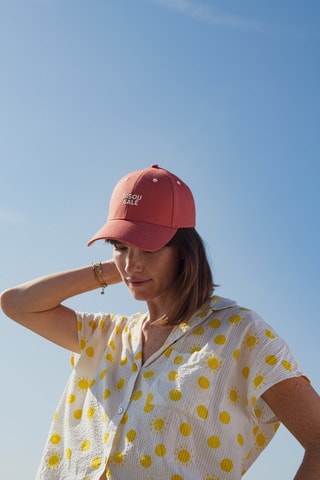 Casquette Bisou Salé - Corail - Adulte