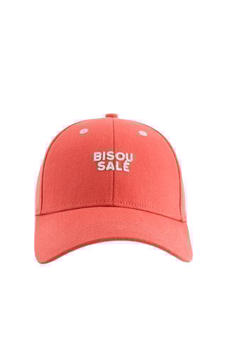 Casquette Bisou Salé - Corail - Adulte