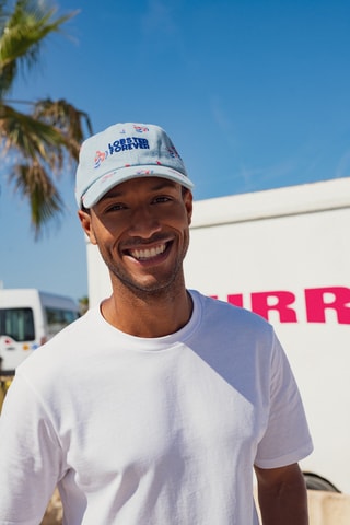 Casquette en jean Lobster Forever - Bleu - Adulte