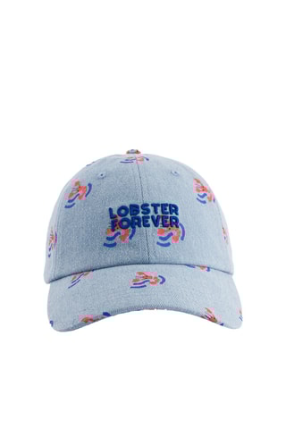 Casquette en jean Lobster Forever - Bleu - Adulte