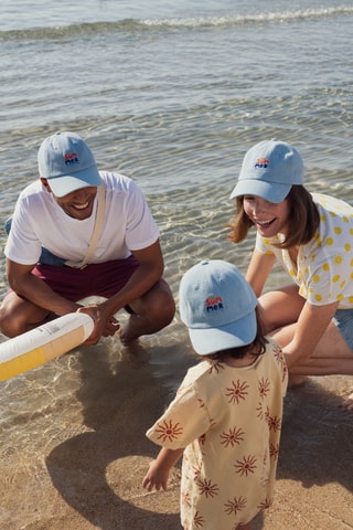 Casquette en jean Summer denim - Bleu clair - Adulte