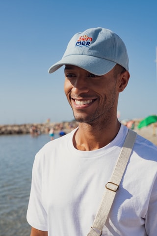 Casquette en jean Summer denim - Bleu clair - Adulte