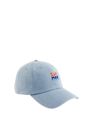 Casquette en jean Summer denim - Bleu clair - Adulte
