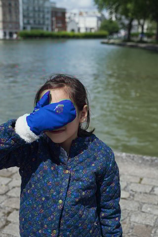 Moufles Pasta Club - Bleu - Enfant