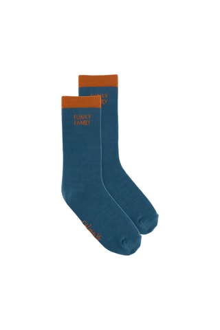 Chaussettes Funky Family - Bleu - Enfant