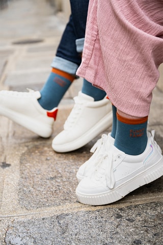 Chaussettes Funky Family - Bleu - Enfant