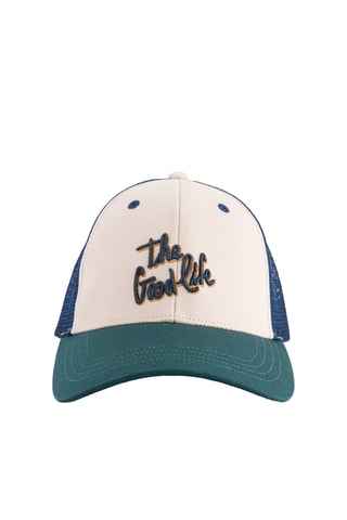 Casquette The Good Life - Ecru et vert - Enfant