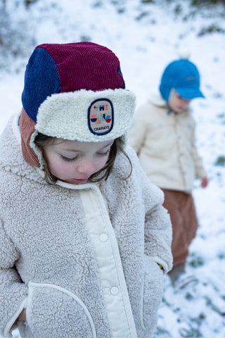 Chapka en velours The Gang - Bordeaux - Enfant
