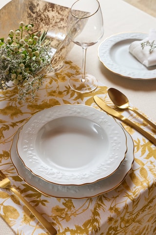 Serviço em porcelana Fleur - 18 peças 