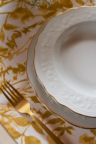 Serviço em porcelana Fleur - 18 peças 