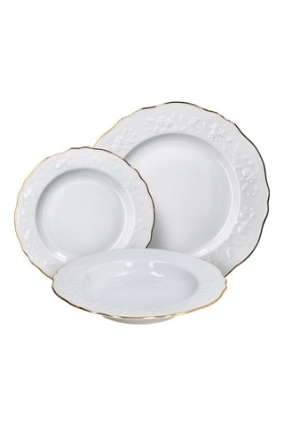 Serviço em porcelana Fleur - 18 peças 