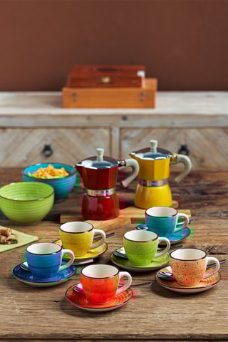 Serviço para café em grés Art&Peper - 6 pessoas