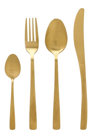 Faqueiro em aço inoxidável Solution matt - 24 peças 