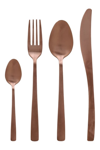 Faqueiro em aço inoxidável Solution matt - 24 peças 