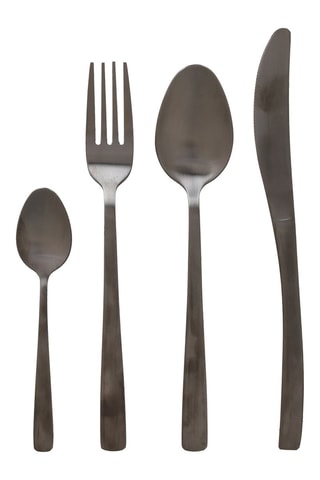 Faqueiro em aço inoxidável Solution matt - 24 peças 