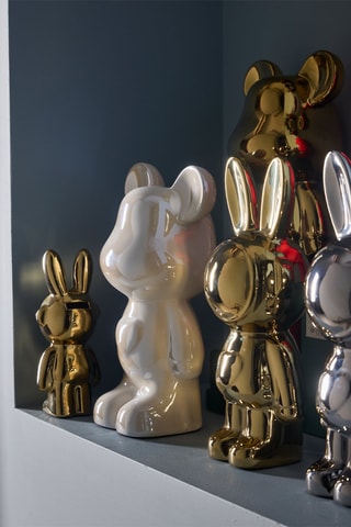 Cofrinho em cerâmica Rabbit - 12 x 28 x 10 cm