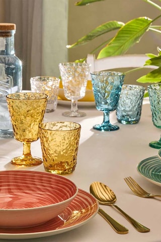 6 copos com pé Elsa - 27 cl