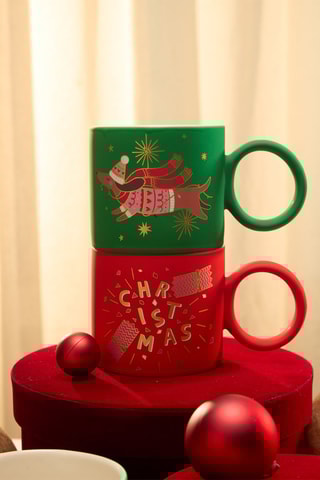 Caneca em porcelana Bassotto - 35 cl