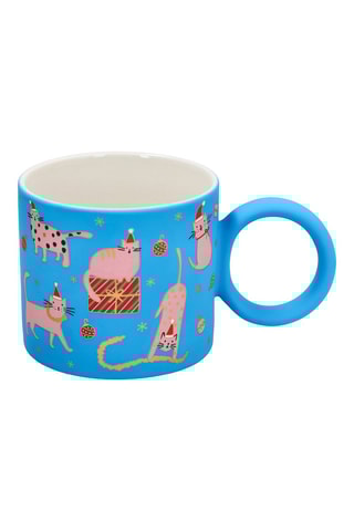Caneca em porcelana Celeste - 35 cl