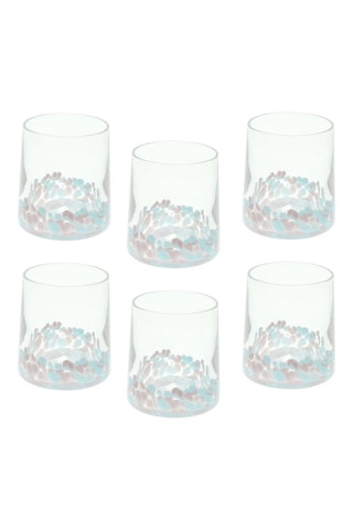 6 copos Venezia - Rose