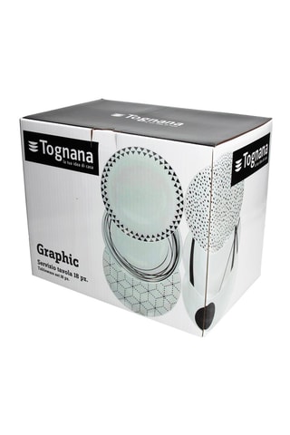 Serviço em porcelana Metropol Urban Chic - 18 peças